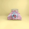 Pink cartoon aerial butterfly wedding bedding four-piece set, wedding home textile wedding red envelope button set Application Scenario